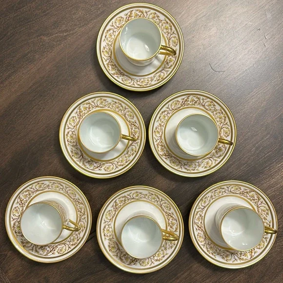 B&C Bernardaud Limoges France Tea Cups - Picture 2 of 10